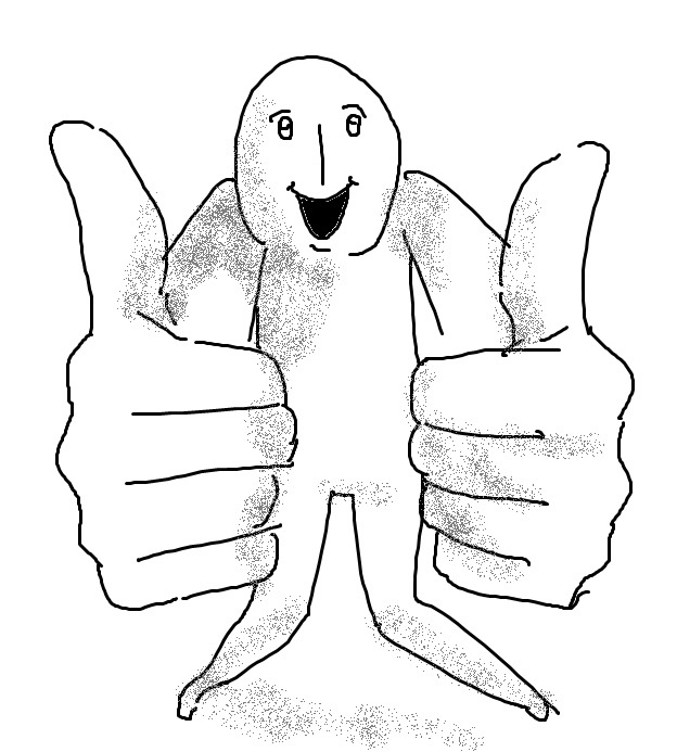 thumbs up rage face