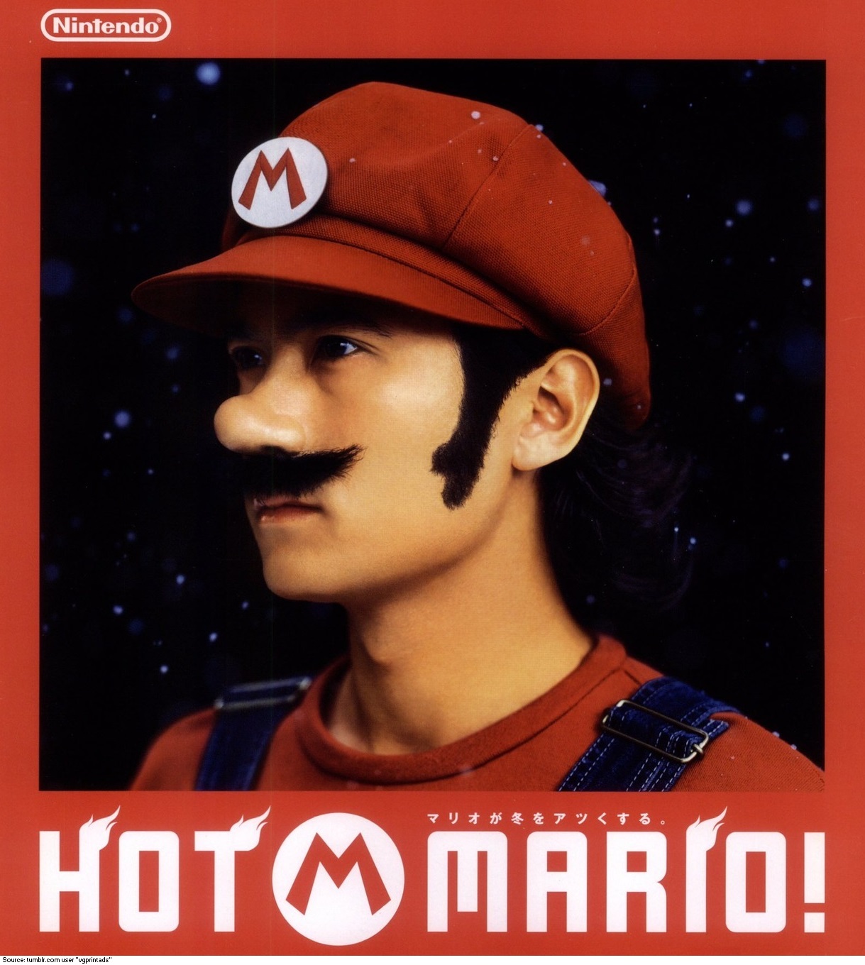 Nintendo DH Source:tumblr.com user "vgprintads" M S マリオが冬をアツくする。 M MARII