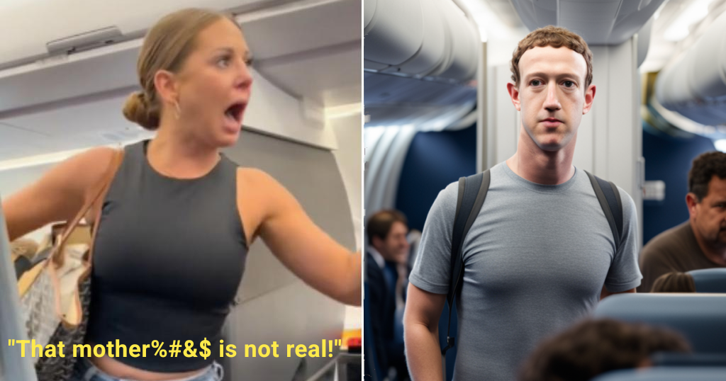 That mother%&#* is not real | /r/dankmemes | Passenger "Not Real" Plane  Woman | Know Your Meme
