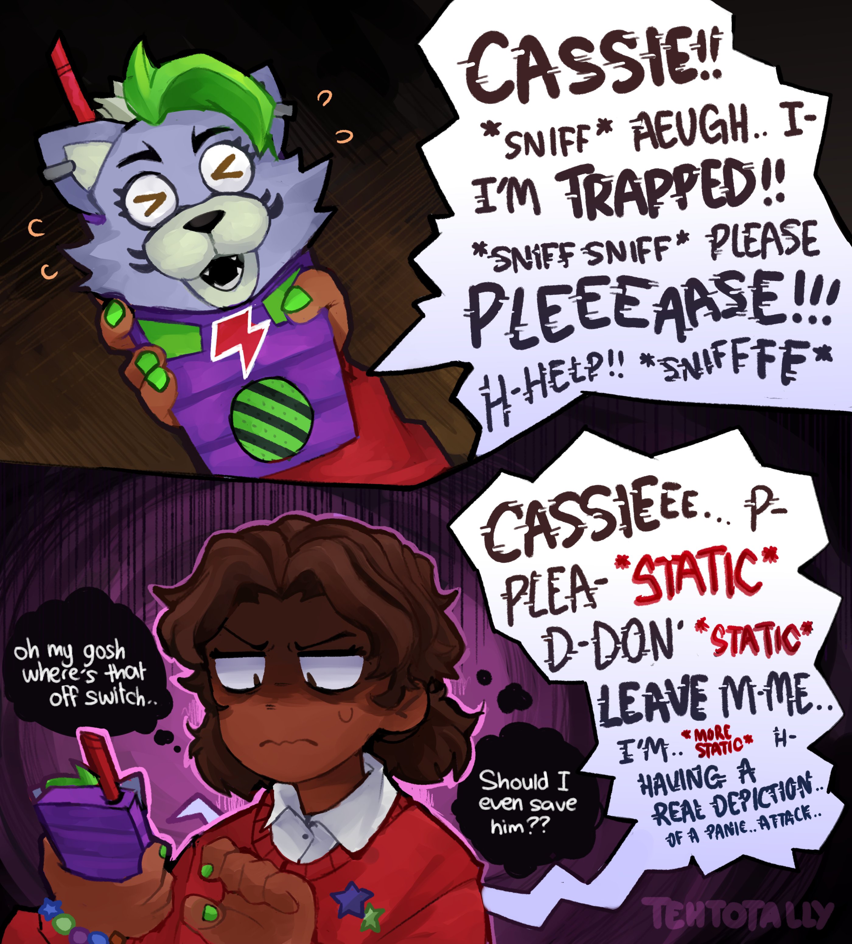 fnaf cassie and gregory