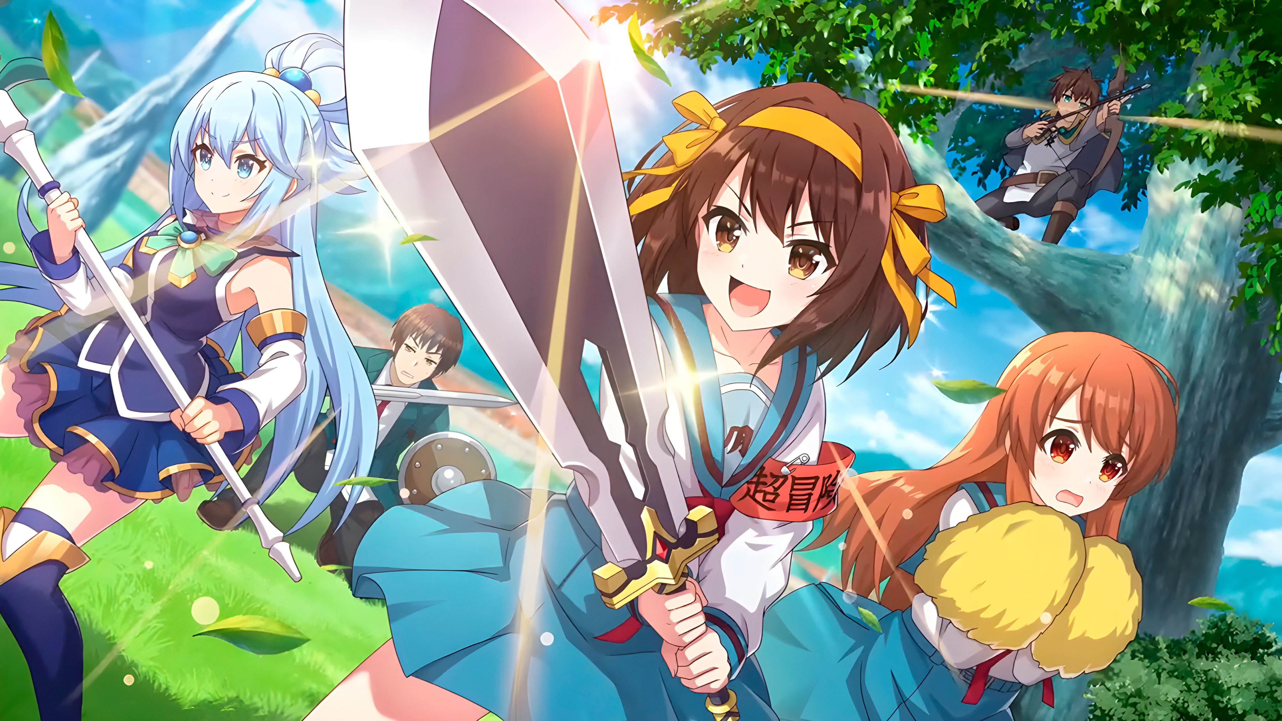 KonoSuba: Fantastic Days: Endearing Interviews With Aqua And Kazuma