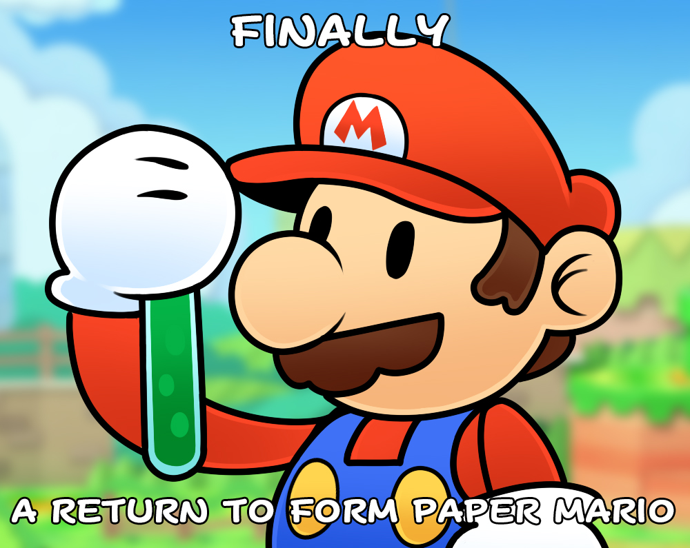 FINALLY A RETURN TO FORM PAPER MARIO