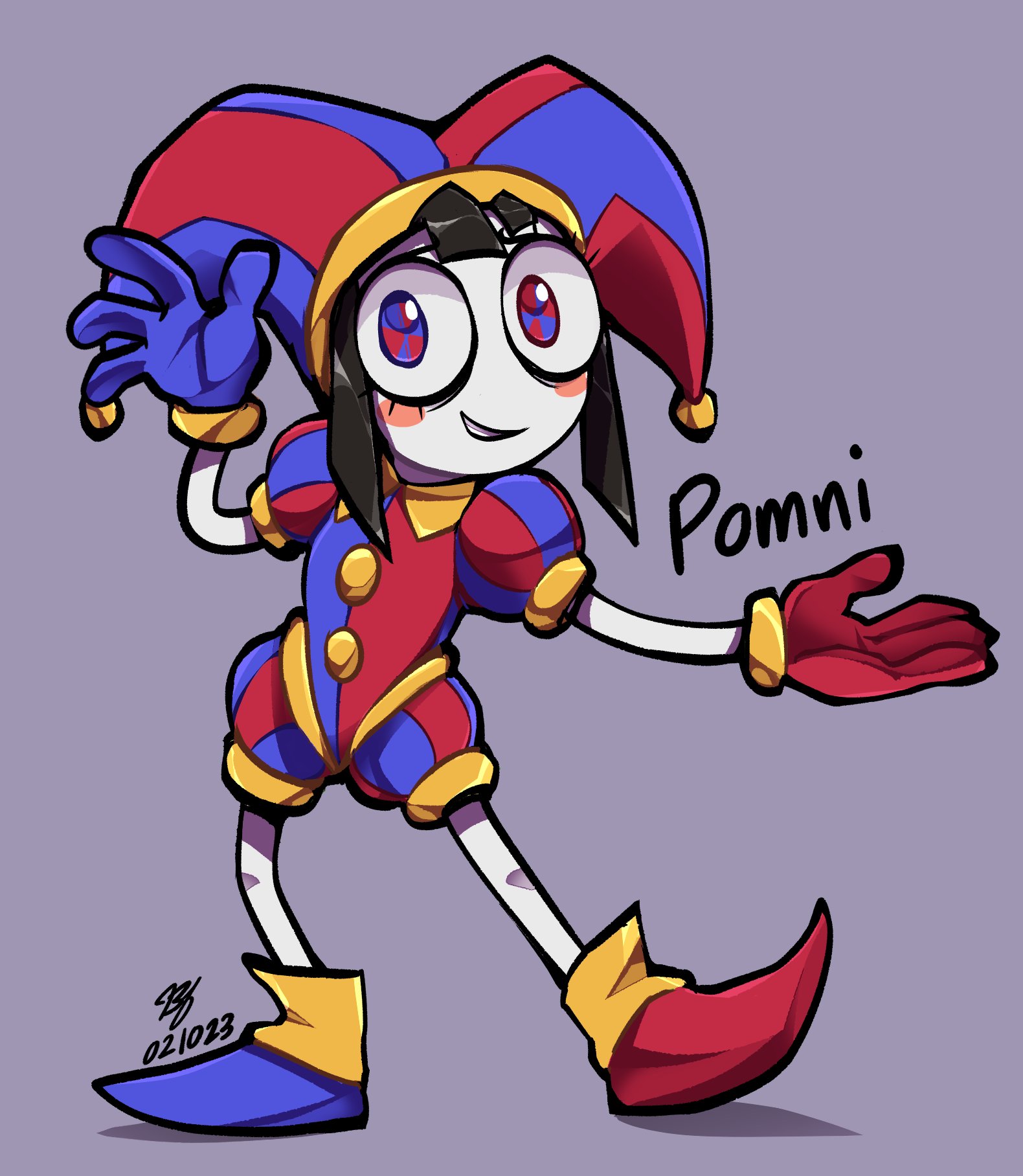 Pomni by @mrbendyfeathers | Pomni | Know Your Meme