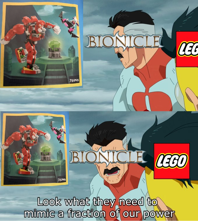 76996 76996 BIONICLE LEG BIONICLE LEGO Look what they need to mimic a fraction of our power