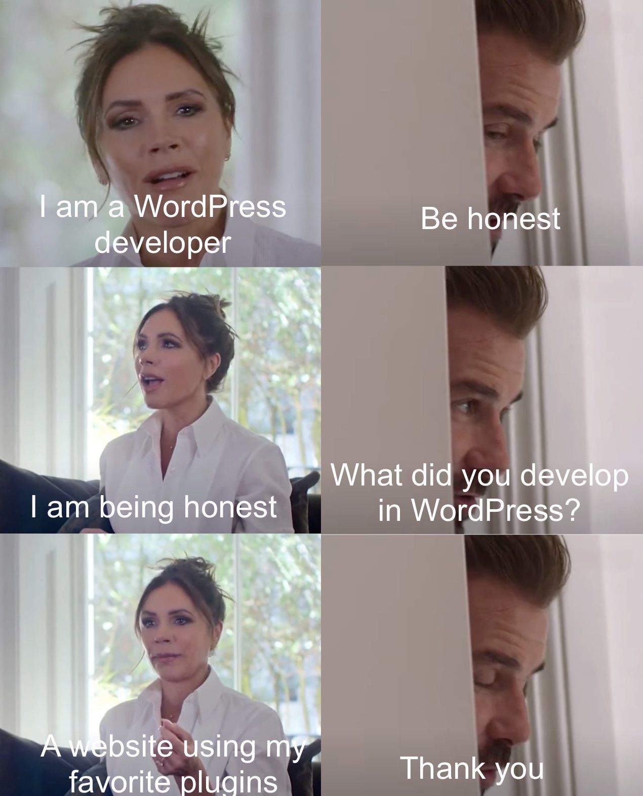 I am a WordPress developer I am being honest A website using my favorite plugins Be honest What did you develop in WordPress? Thank you