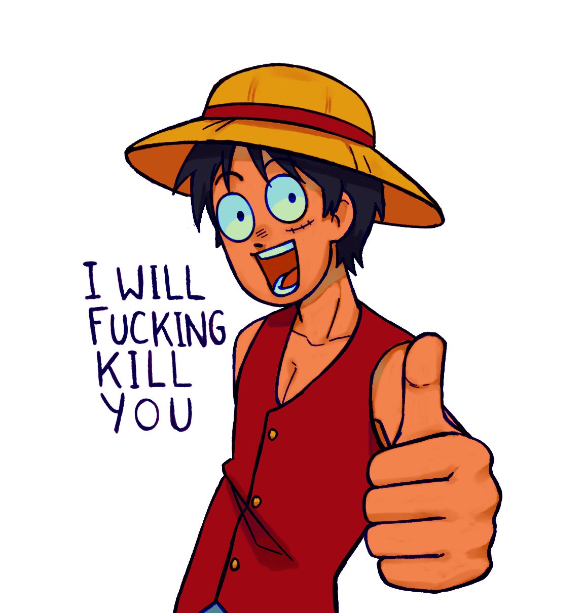 luffy when someone hurts his friends | Monkey D. Luffy | Know Your Meme