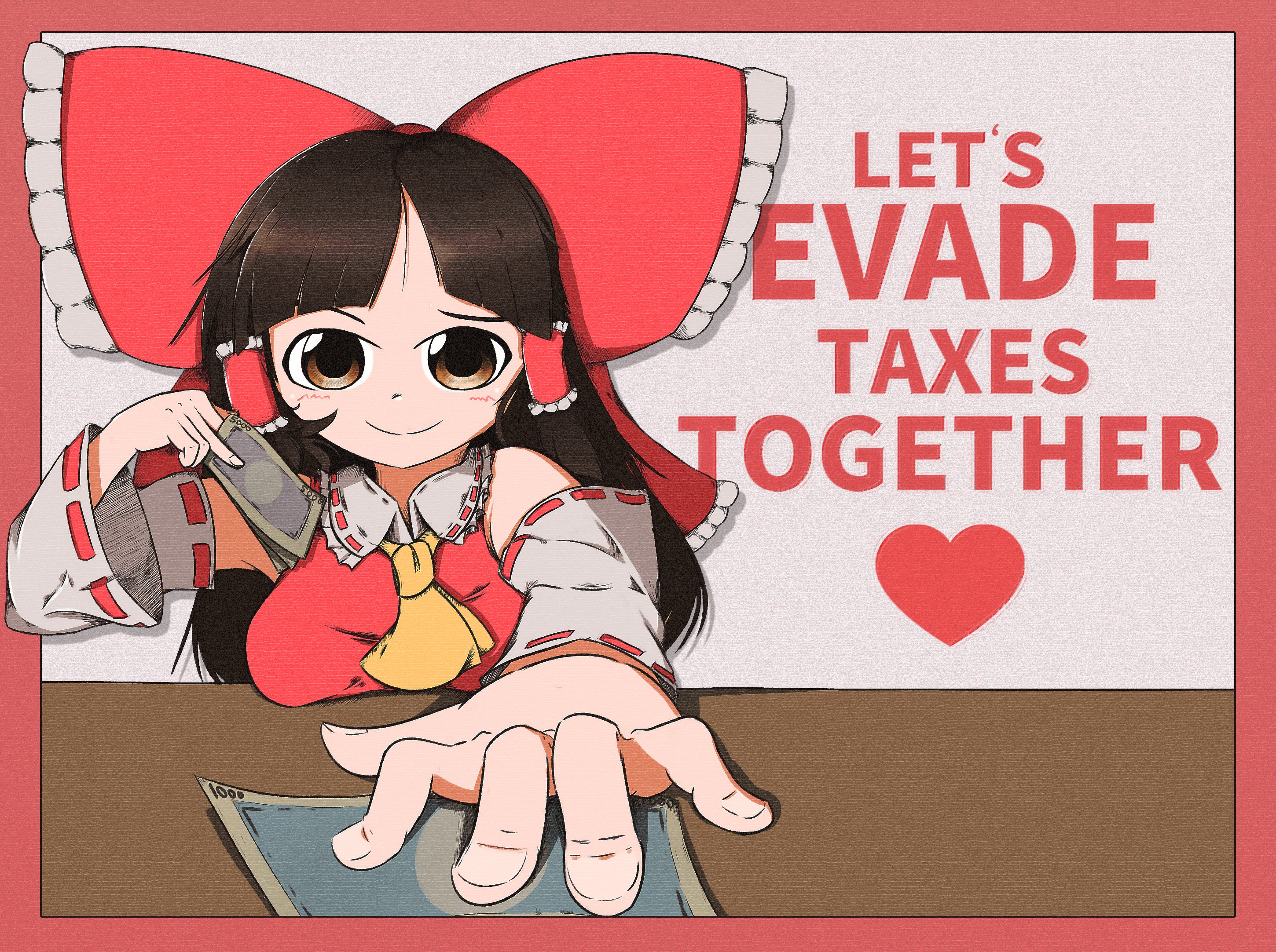 5000 1000 5000 F LET'S EVADE TAXES TOGETHER S