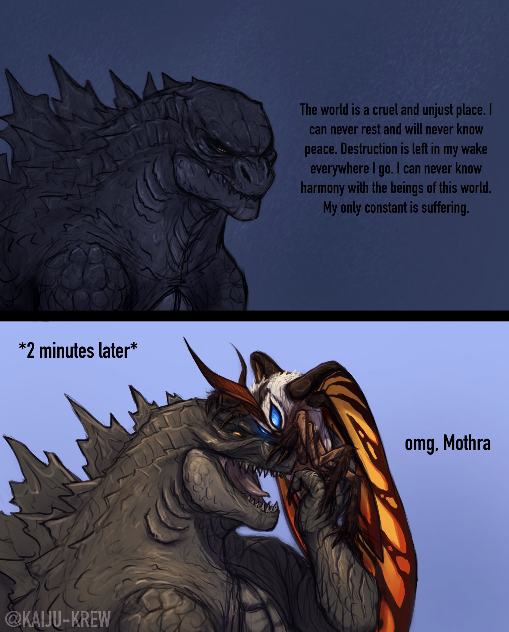 Omg Mothra Godzilla Know Your Meme Omg Mothra Godzilla Know Your Meme
