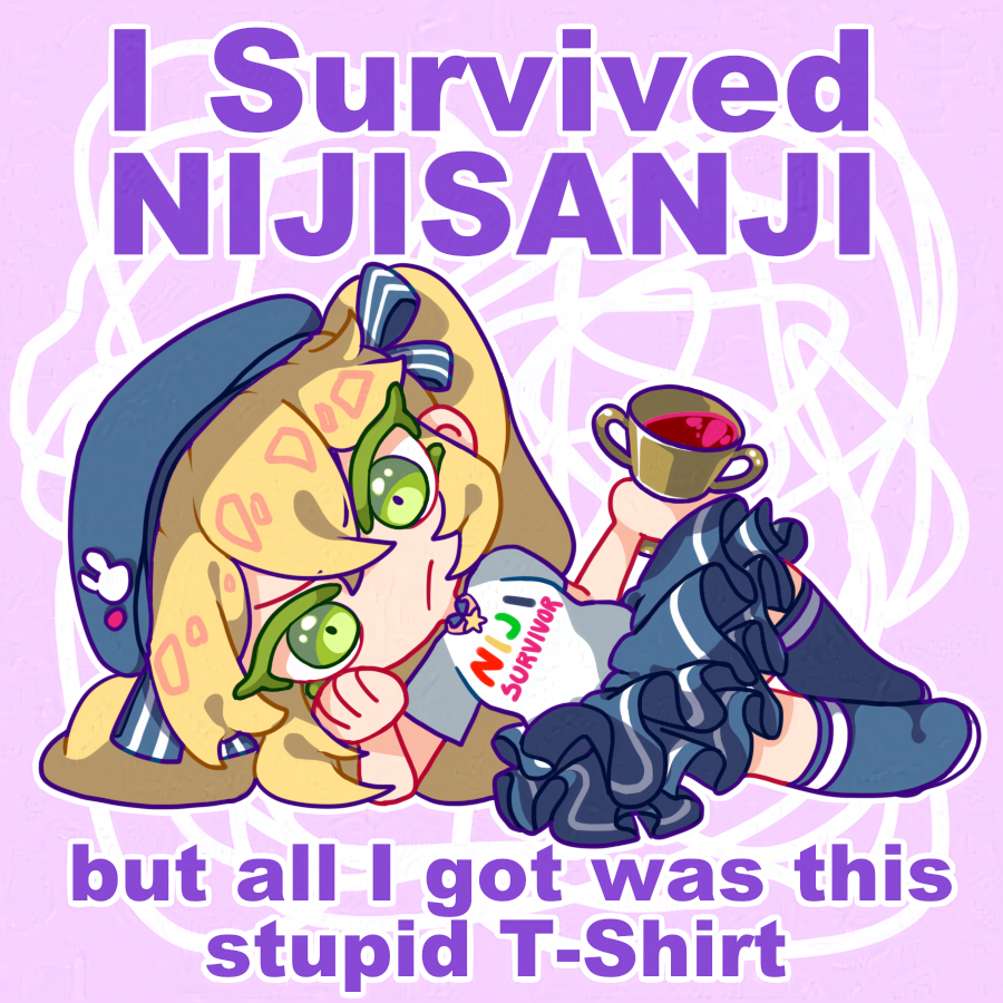 I Survived NIJISANJI K 0⁰ 0⁰ 10 ICIN SURVIVOR but all I got was this stupid T-Shirt