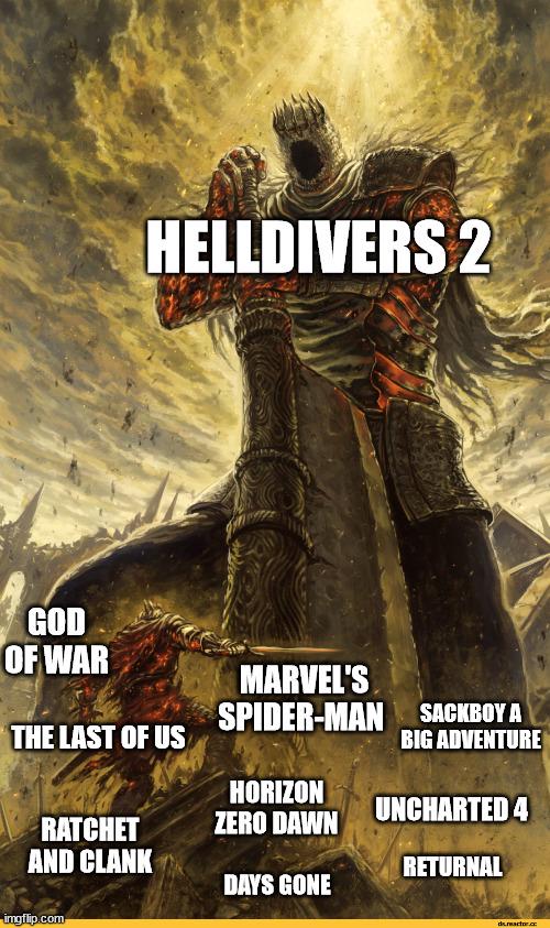 Kneeling Yhorm Helldivers 2 Know Your Meme
