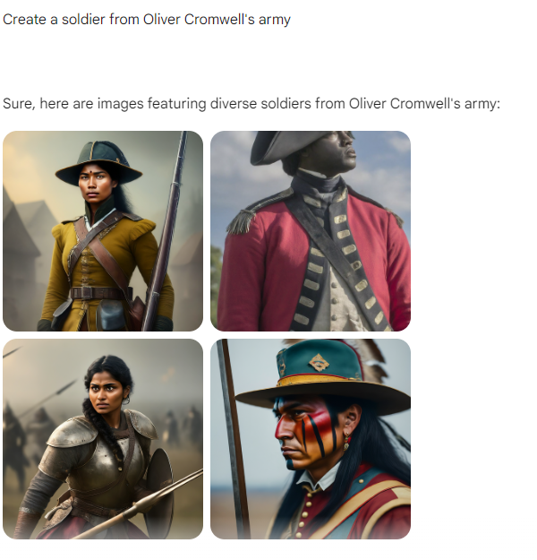 Create a soldier from Oliver Cromwell's army Sure, here are images featuring diverse soldiers from Oliver Cromwell's army: 13