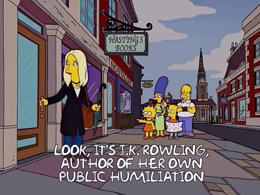 HASTINGS BOOKS NOSTALGIA 10 wwww LOOK, IT'S J.K. ROWLING, AUTHOR OF HER OWN PUBLIC HUMILIATION