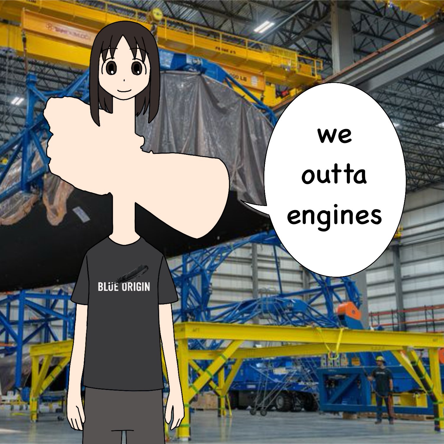 BLUE ORIGIN we outta engines