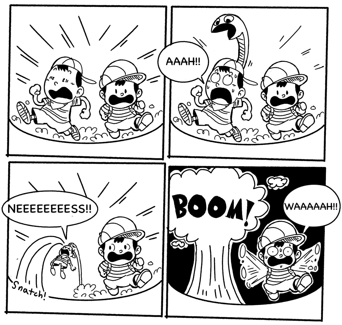 AAAH!! NEEEEEEEESS!! BOOMI WAAAAAH!! Snatch!