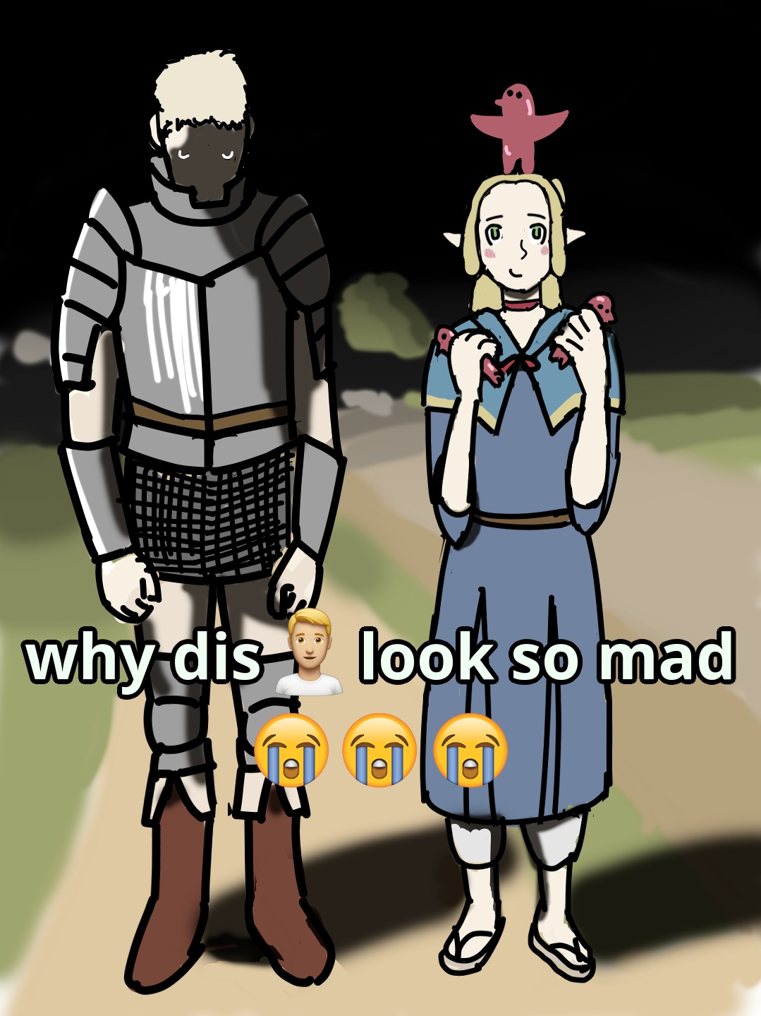 Why this ninja look so mad meme