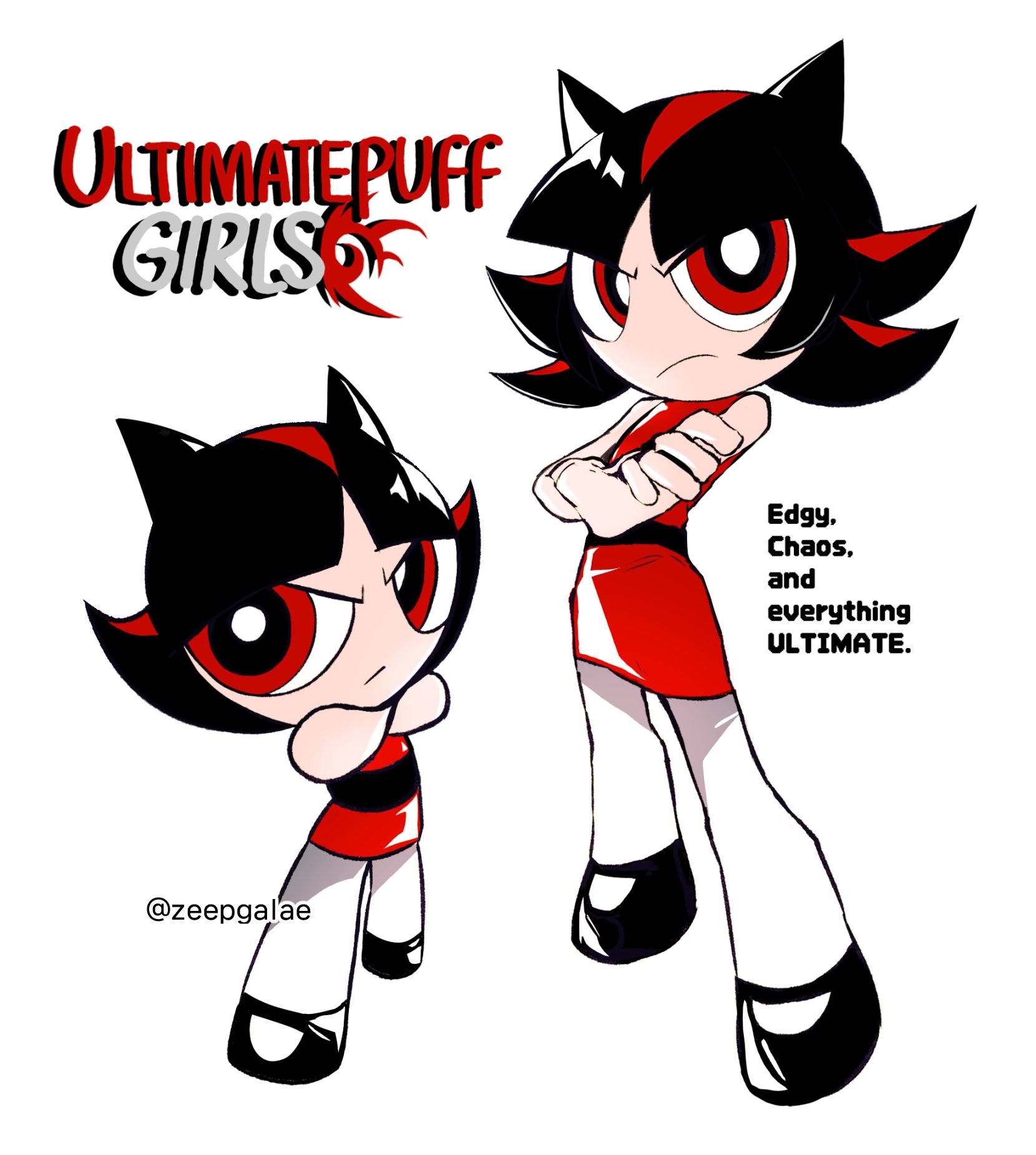 ULTIMATE PUFF GIRLS @zeepgalae Edgy, Chaos, and everything ULTIMATE.