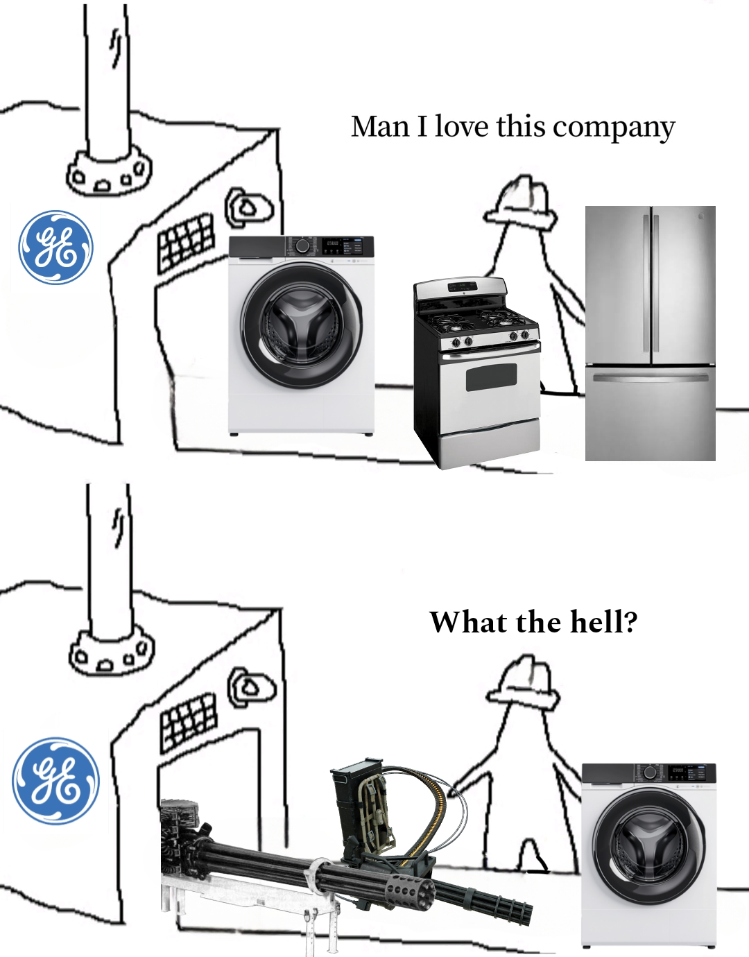 GE Vaporizes Stains And Something Else A Circle In The Triangle 