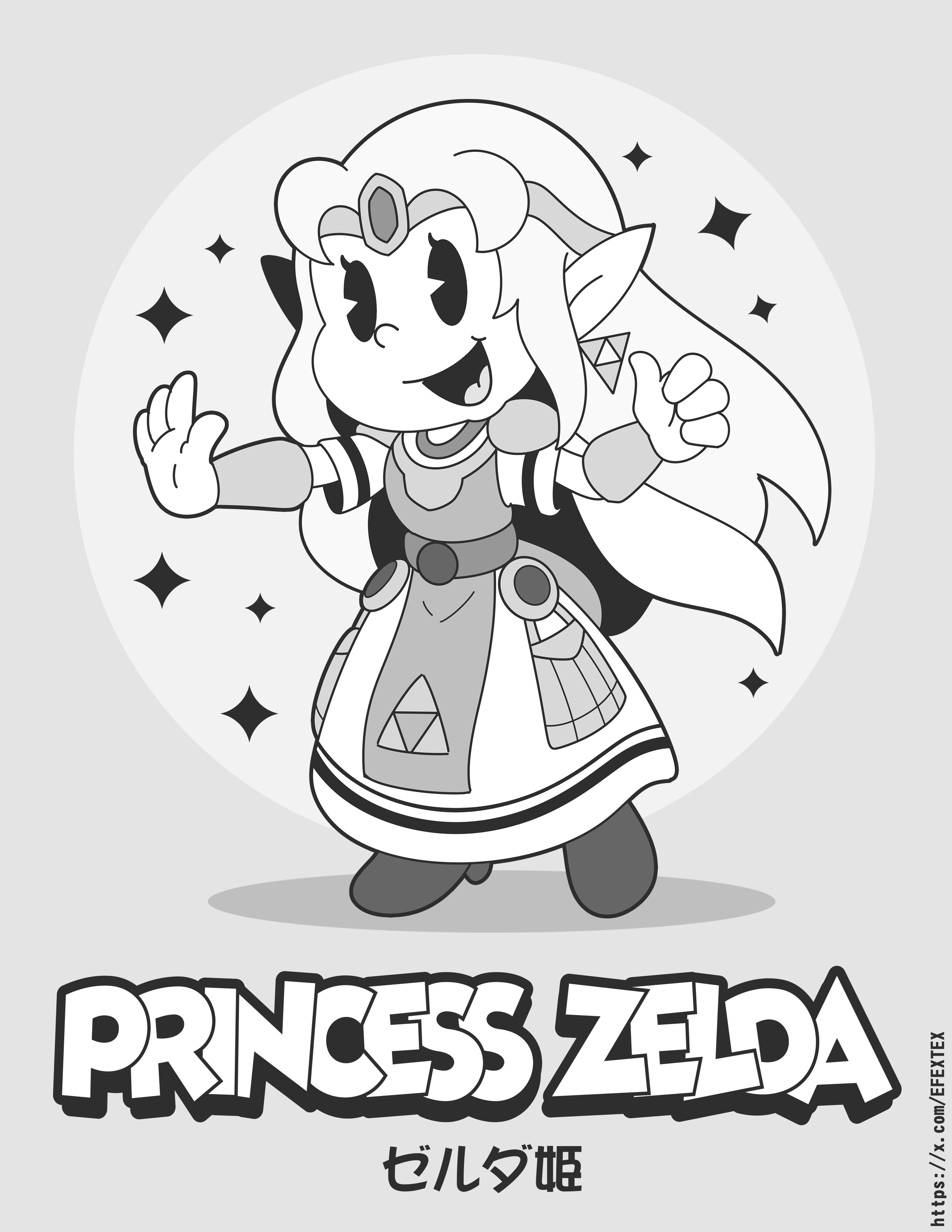 PRINCESS ZELDA ゼルダ姫 https://x.com/EFEXTEX