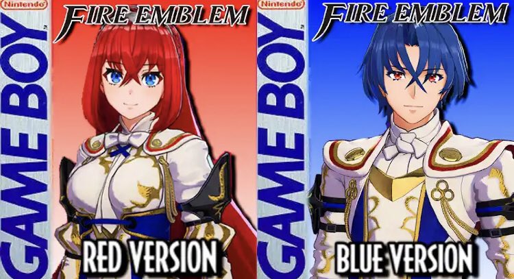 Nintendo FIRE EMBLEM Nintendo FIRE EMBLEM GAME BOY RED VERSION BLUE VERSION