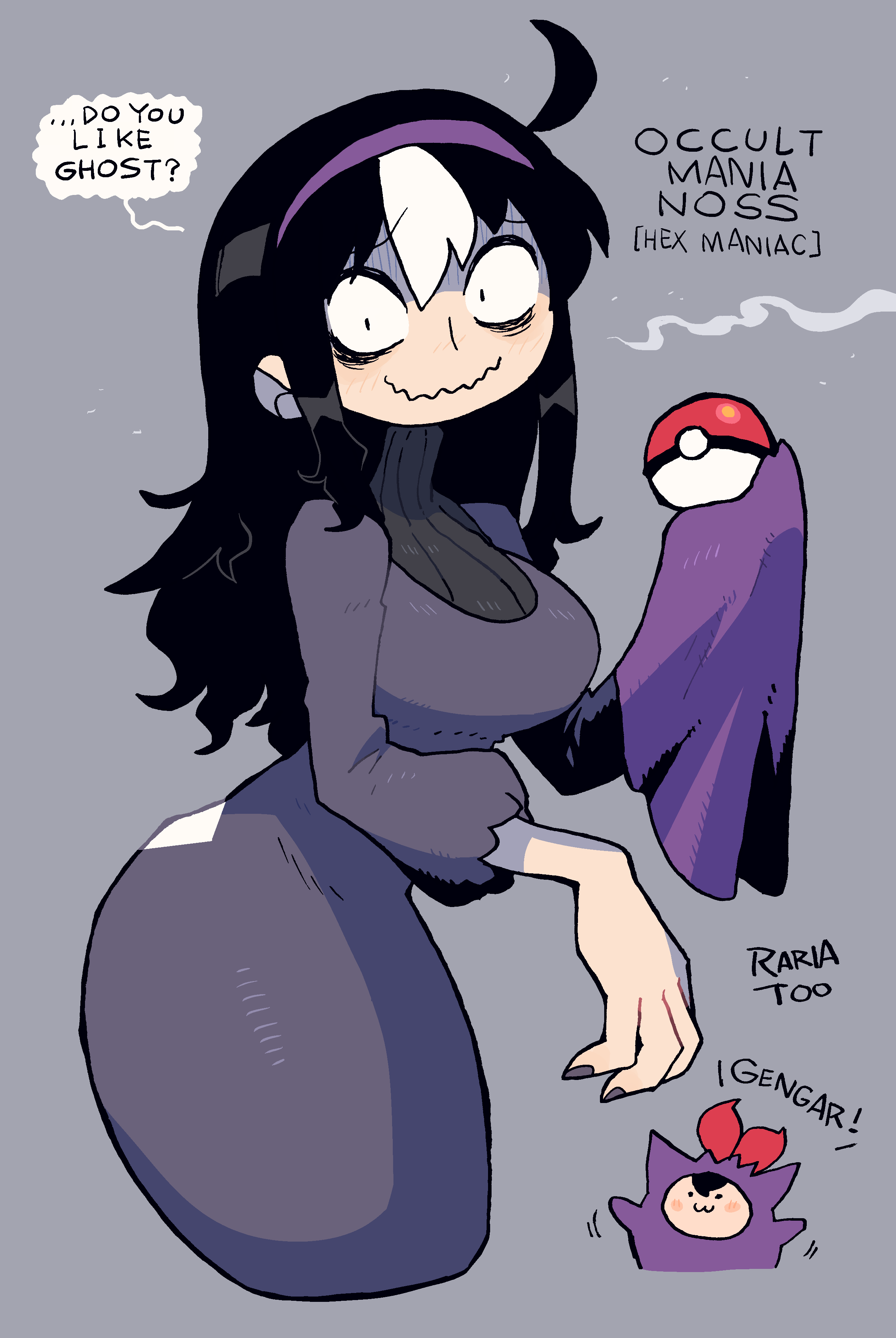 , DO YOU LIKE GHOST? > OCCULT MANIA NOSS [HEX MANIAC] \\\ /// RARIA Too GENGARI