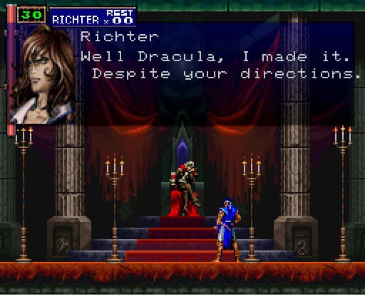 30 REST RICHTER x00 Richter Well Dracula, I made it. Despite your directions. + + 1