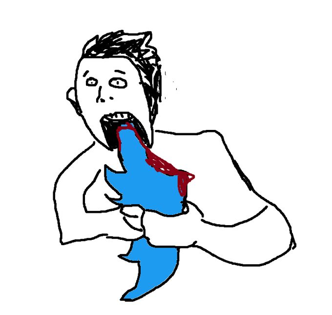 Elon devouring his site