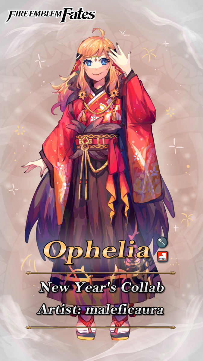 FIRE EMBLEM Fates Ophelia New Year's Collab Artist: maleficaura