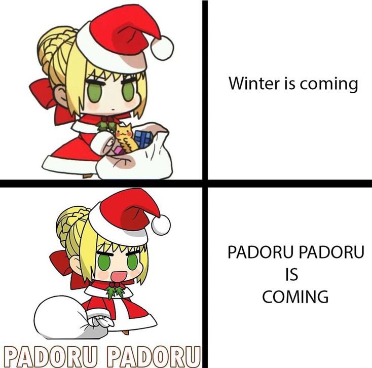 PADORU PADORU Winter is coming PADORU PADORU IS COMING