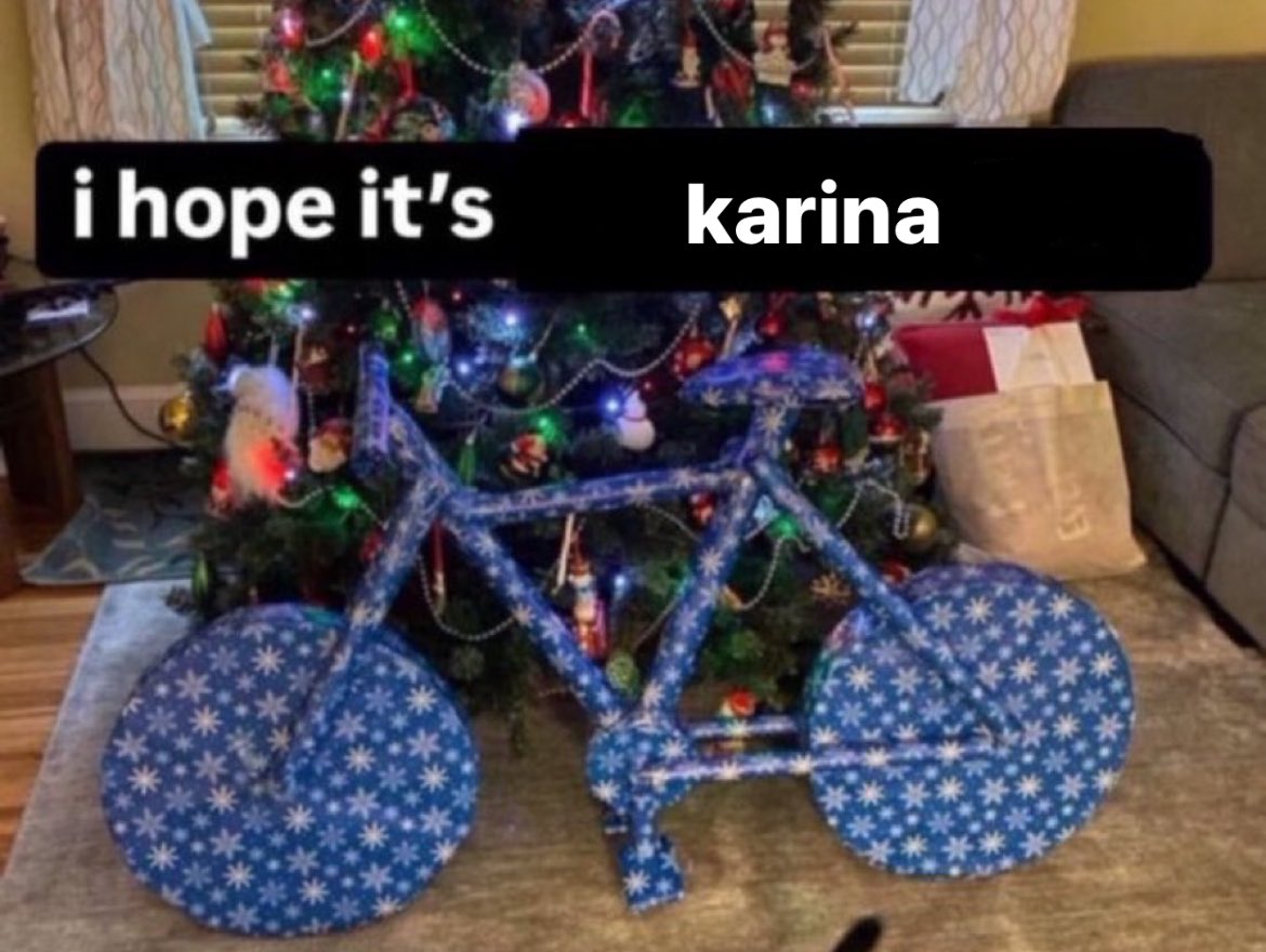 i hope it's karina