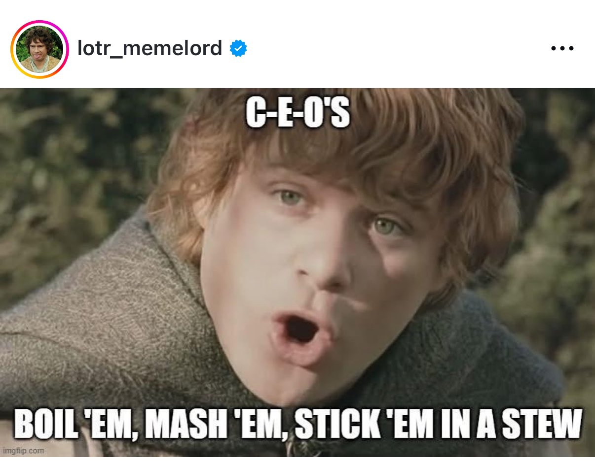 lotr_memelord C-E-O'S . . . BOIL 'EM, MASH 'EM, STICK 'EM IN A STEW imgflip.com