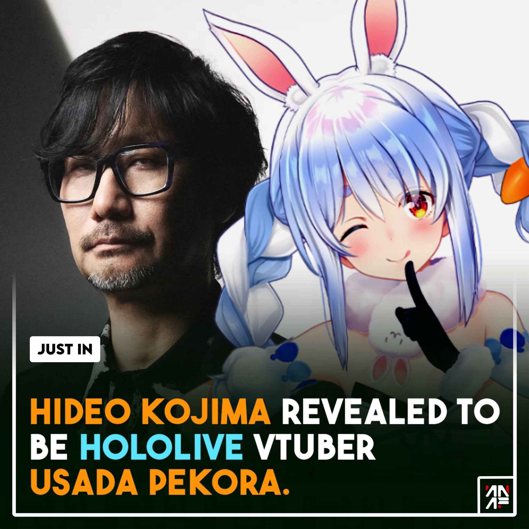 JUST IN HIDEO KOJIMA REVEALED TO BE HOLOLIVE VTUBER USADA PEKORA. ɅN