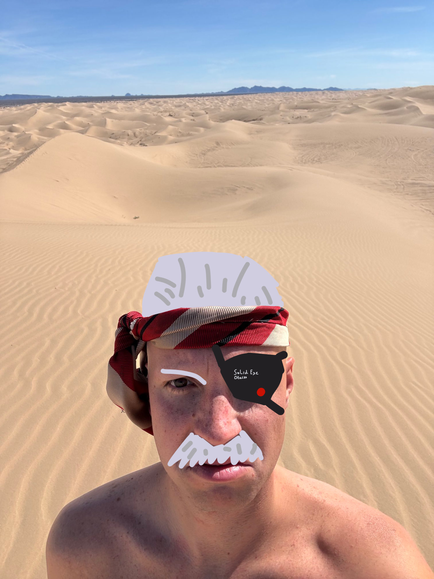 A Metal Gear Solid version of the Dan Hentschel in the Desert meme.