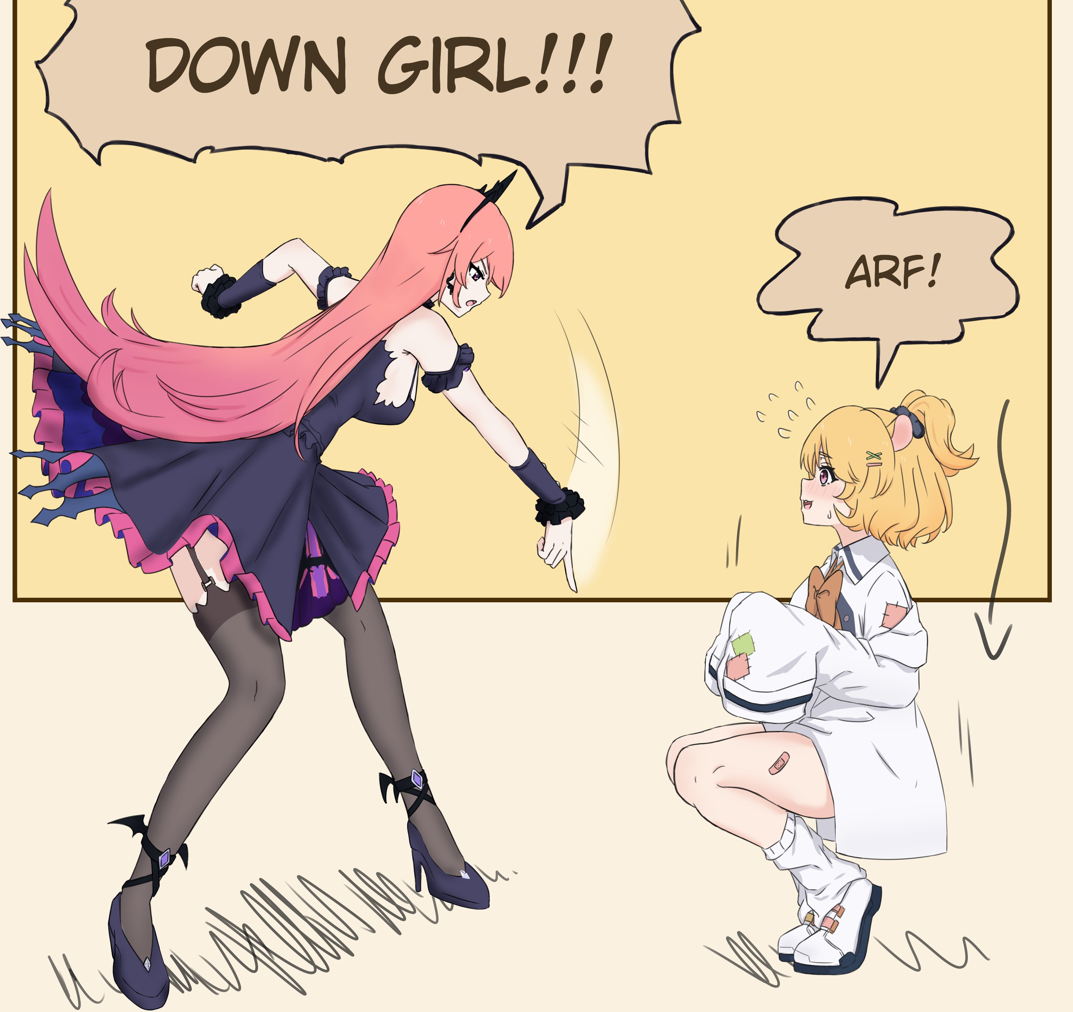 DOWN GIRL!!! 2 ARF! XI