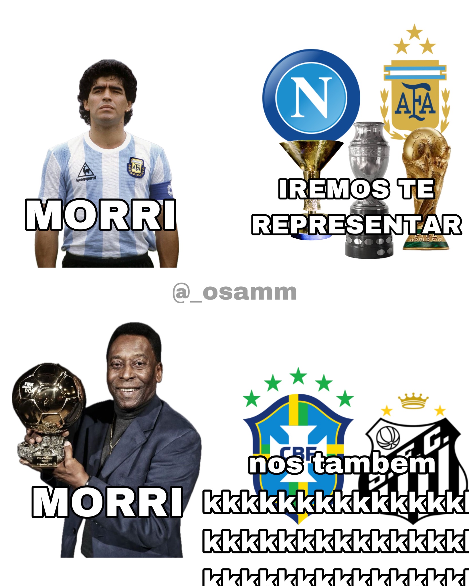 AFA NAFA le coq sportif MORRI IREMOS TE REPRESENTAR @_osamm WORLD CUP DOR Prix d PELE 13 janvier 2014 G. nos tambem MORRI kkkkkkkkkkkkkki kkkkkkkkkkkkkki