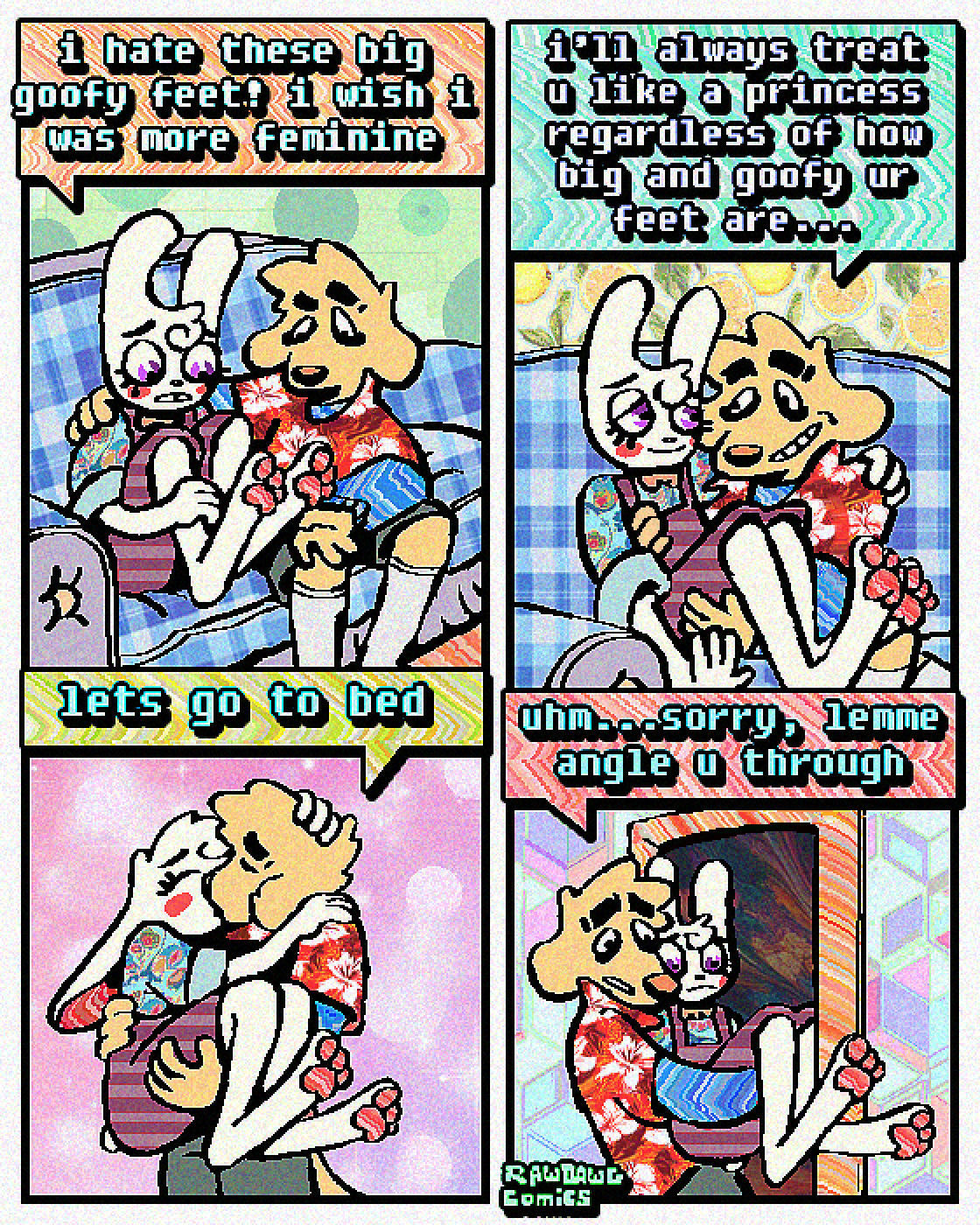i hate these big goofy feet! i wish i was more feminine 1º11 always treat u like a princess regardless of how big and goofy ur >>>>>feet areas K lets go to bed uhm...Sorry, lemme angle through RAUTANG Comics