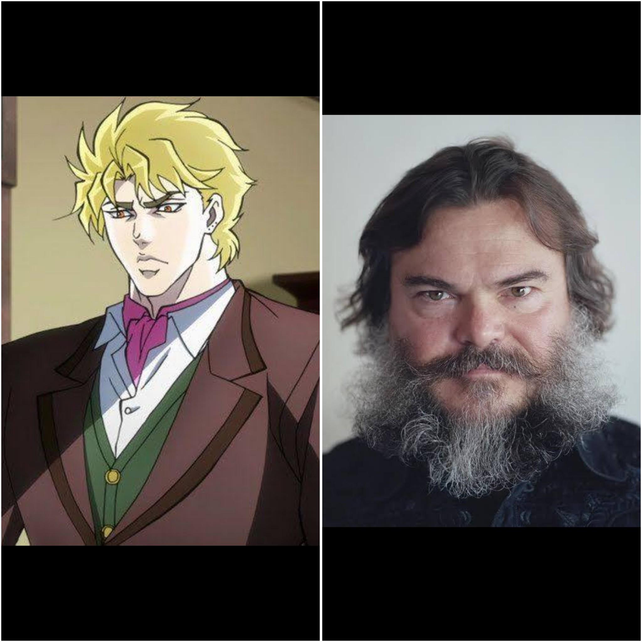 What if Dio was voiced by Jack Black and instead of hating Jonathan he gradually helps him on his jo...