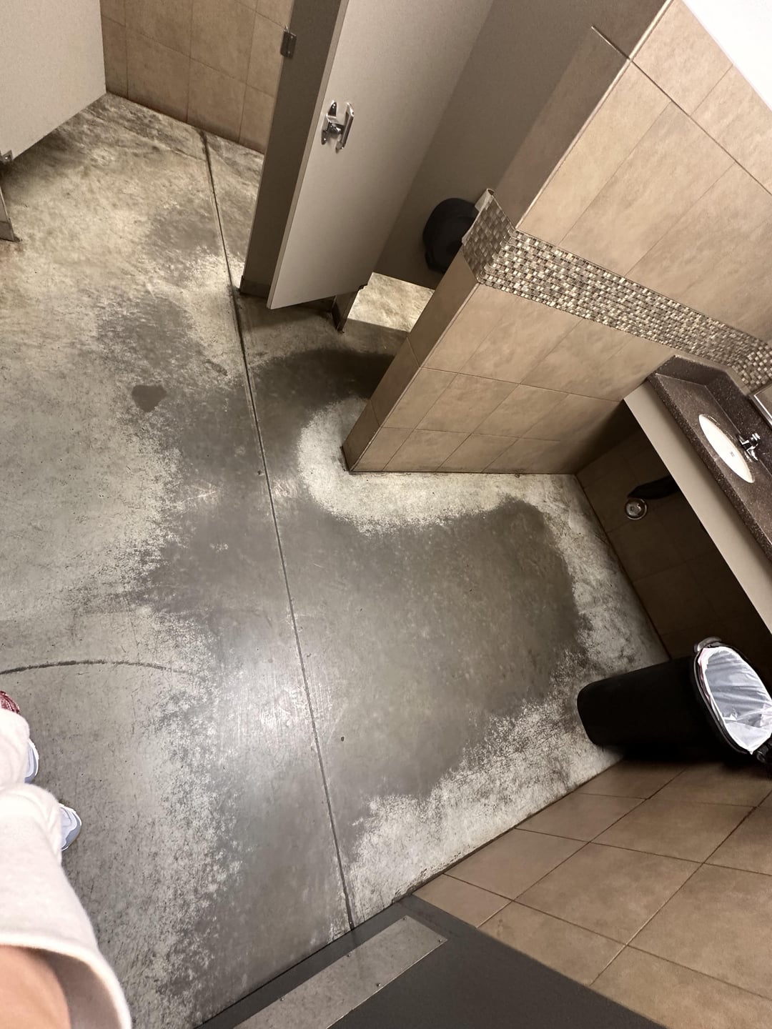 This bathroom floor