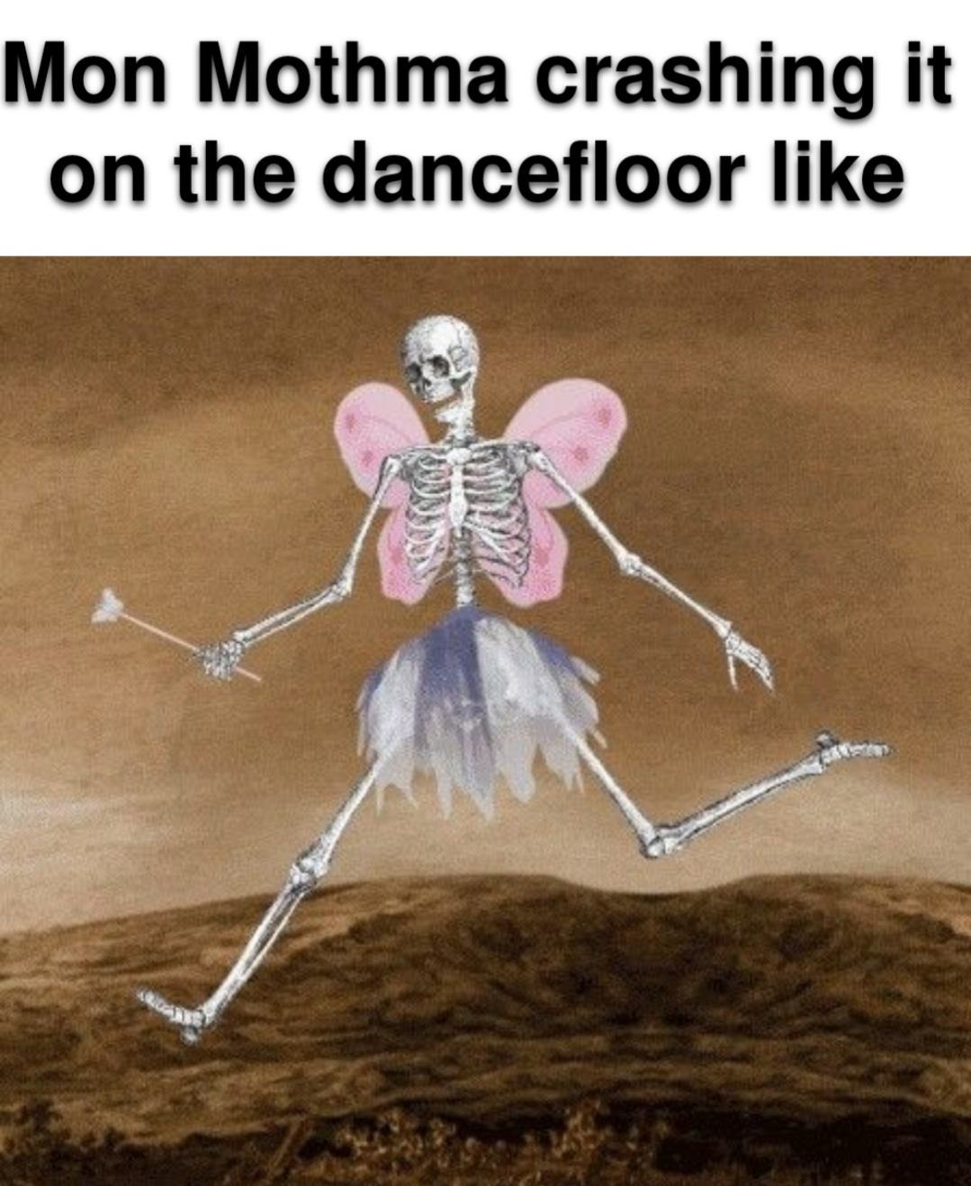 Mon Mothma crashing it on the dancefloor like