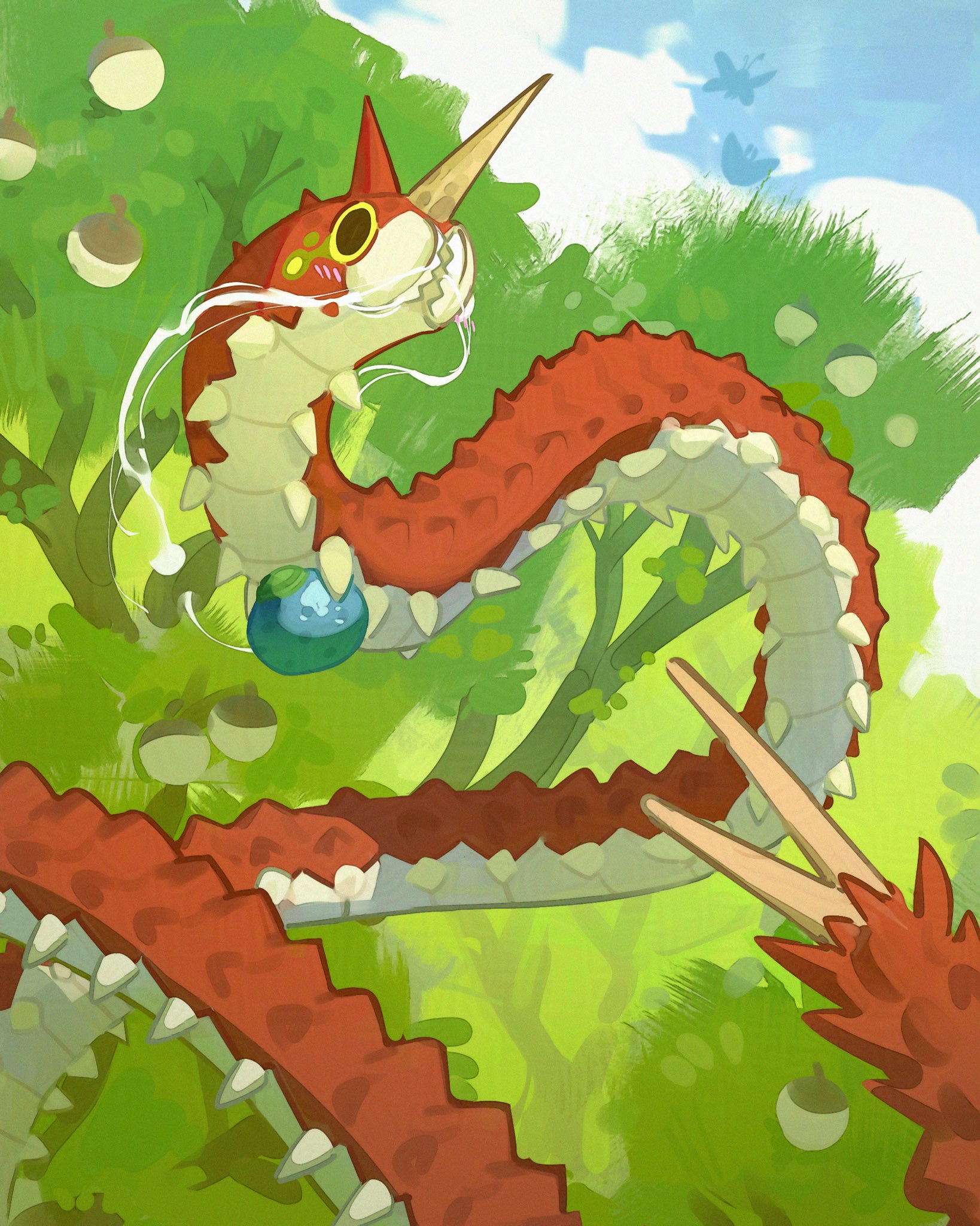 - Long Wurmple 🐛🪱 -  Who needs to evolve when you can just grow bigger? 😏