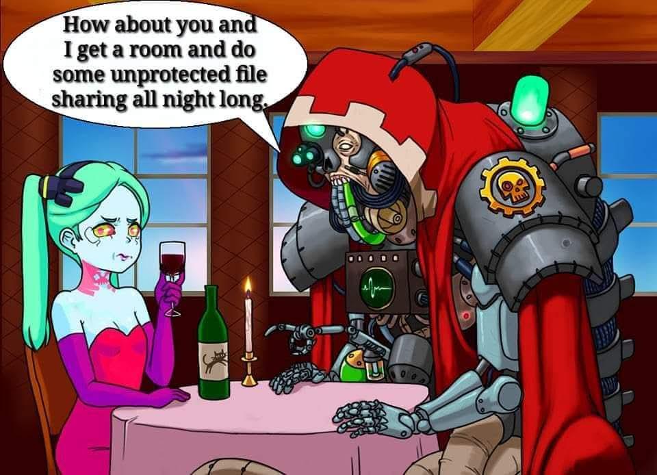 How about you and I get a room and do some unprotected file sharing all night long.