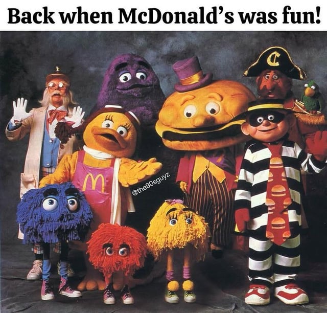 When McDonald's was fun