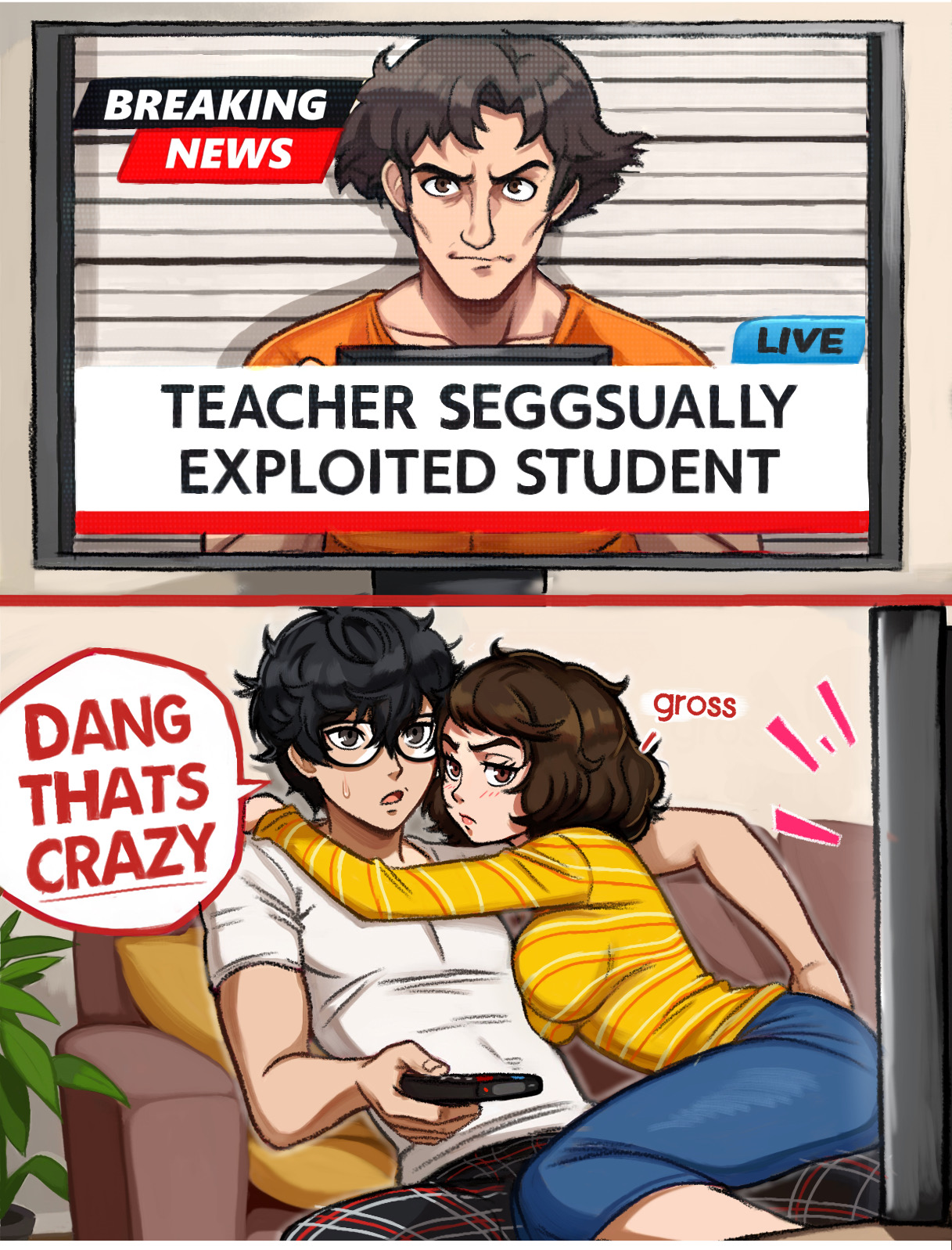 BREAKING NEWS LIVE TEACHER SEGGSUALLY EXPLOITED STUDENT DANG THATS CRAZY gross