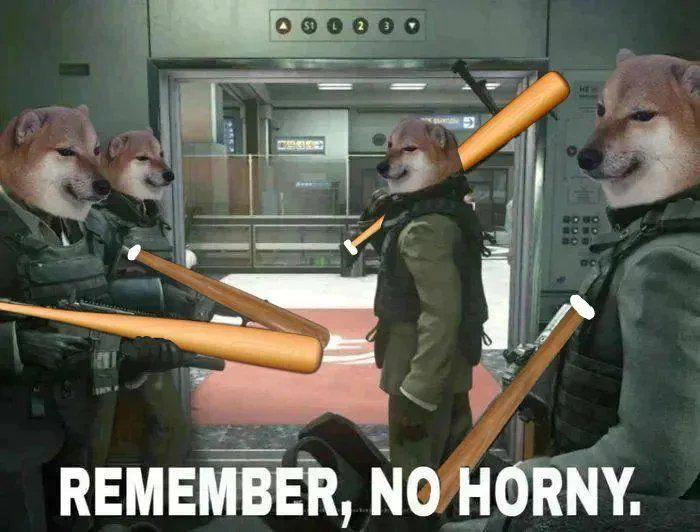 HE 940 REMEMBER, NO HORNY.