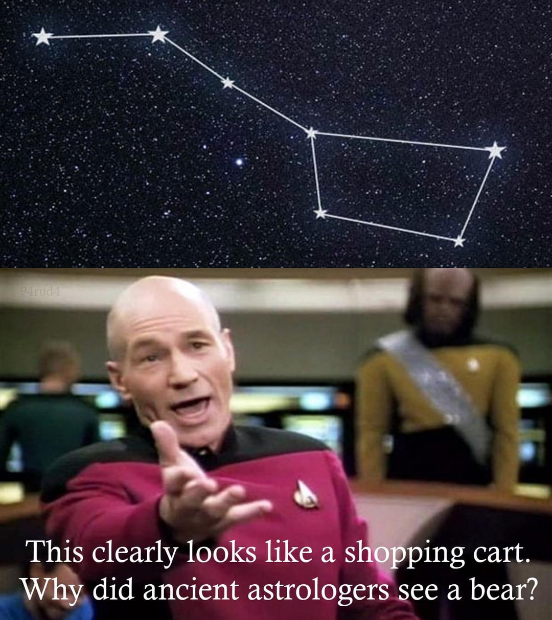 94rud4 This clearly looks like a shopping cart. Why did ancient astrologers see a bear?
