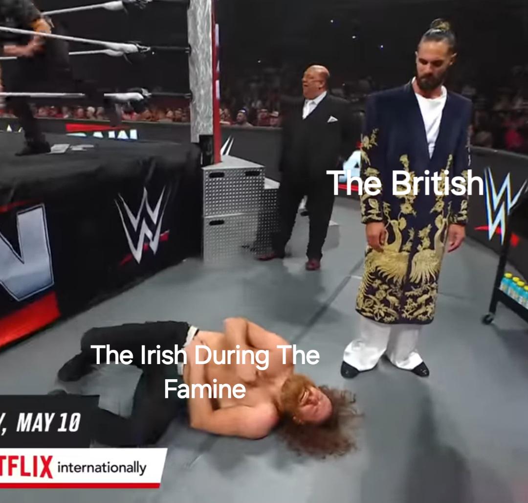 , MAY 10 W The Irish During The Famine TFLIX internationally The British W