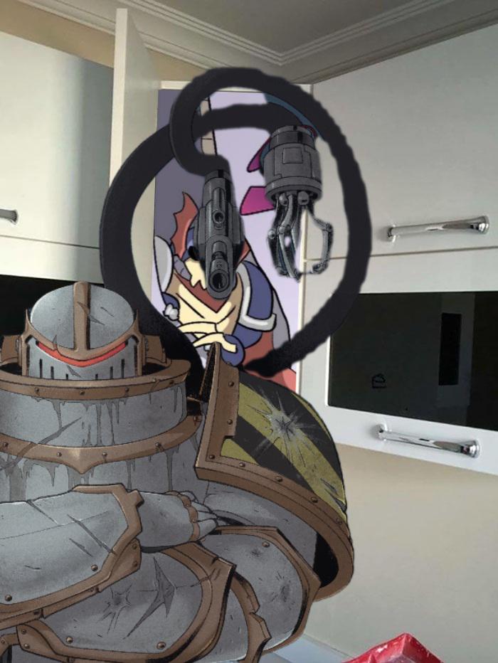 Nobody tell him I'm in his walls | /r/grimdank