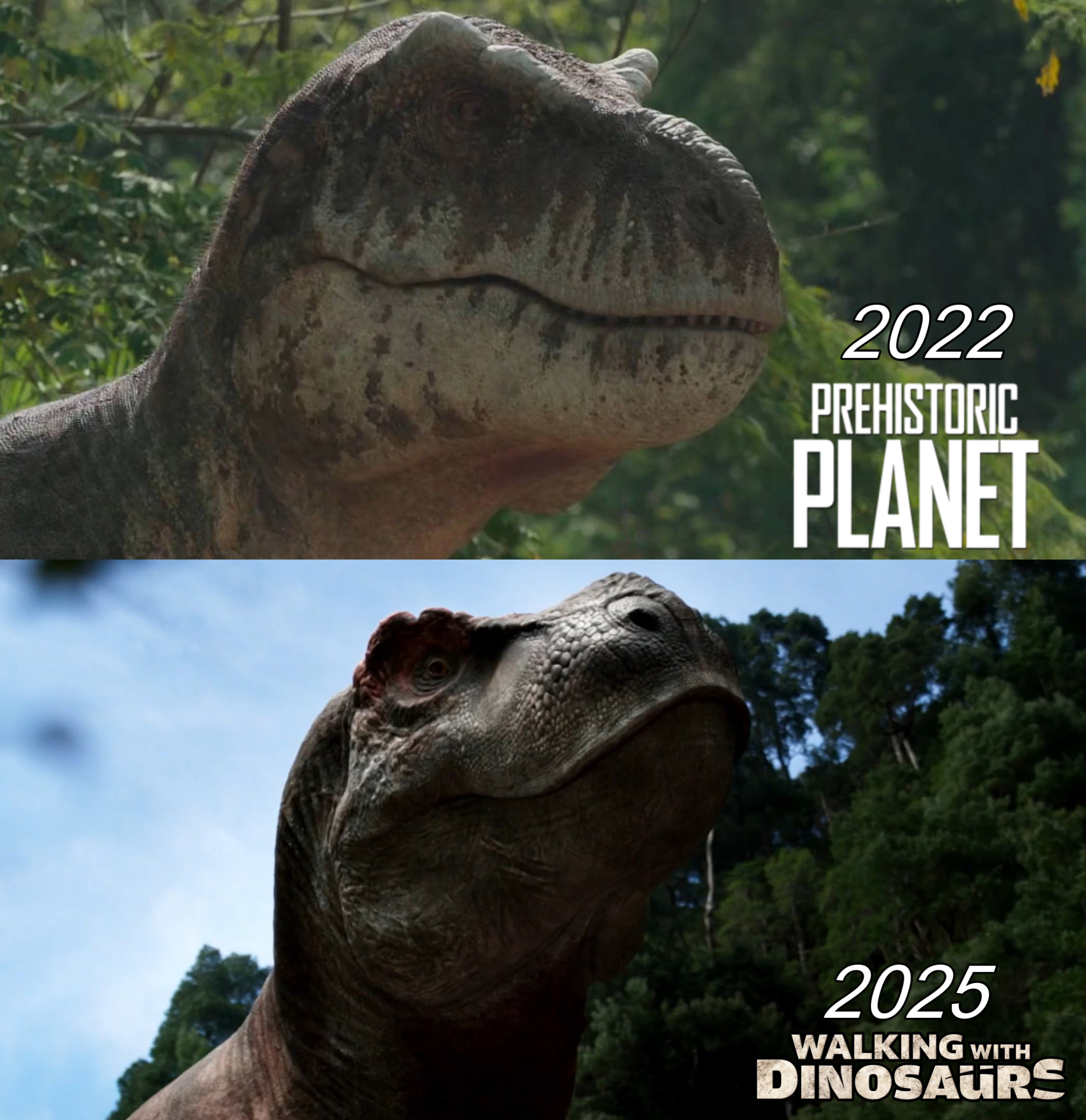 2022 PREHISTORIC PLANET 2025 WALKING WITH DINOSAURS