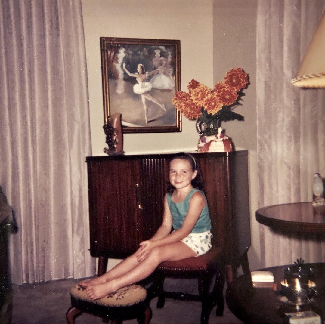 A girl with dreams of being a ballerina, 1962