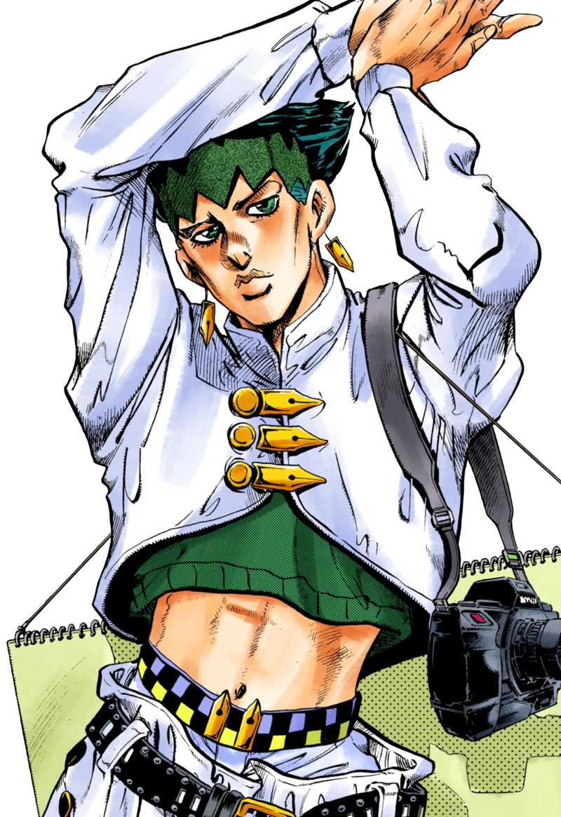 the only man that could stop pucci even if time accelerates for him, he still finishes making his ma...