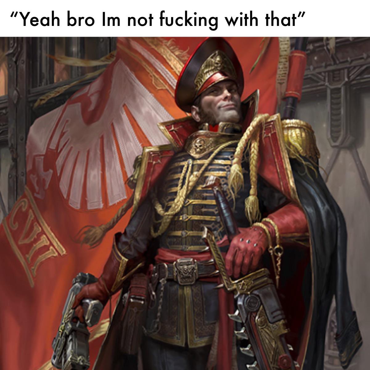"Yeah bro Im not f------ with that"